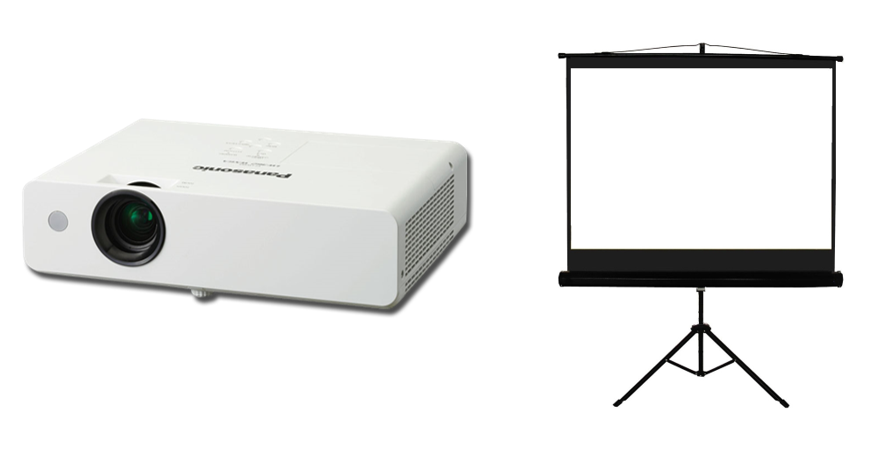 #6 – Projector Package 6ft Screen