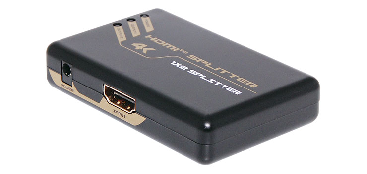 2 Way HDMI Splitter 10.2GBps Bandwidth