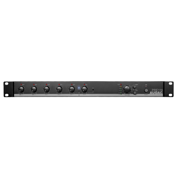 AUDAC PRE116 Pre Amp Mixer (includes Bluetooth)