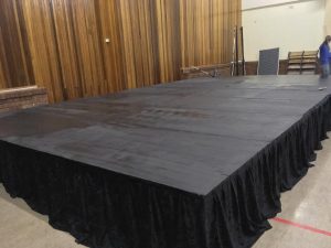 0.3m x 7.2m Stage Skirt