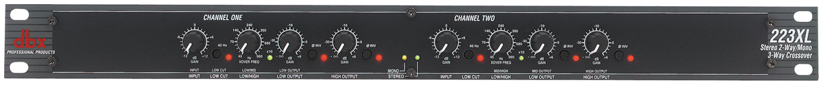 DBX 223XL 2 way Crossover
