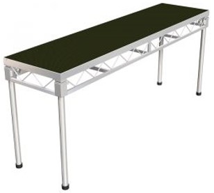 DQ 0.6m X 2.4m DJ/Ops Riser