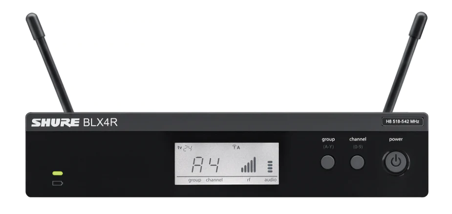 SHURE BLX Premium 662-686MHz Wireless Receiver